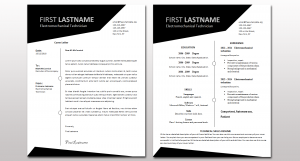 Printable CV & Cover Letter Template UK • Get A Free CV • Templates